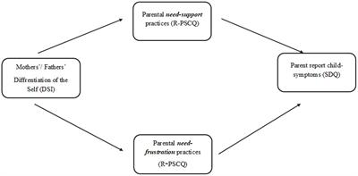 Exploring the link between parents’ differentiation of self and children’s externalizing behavior problems: the mediating role of need-supportive vs. need-frustrating parenting practices